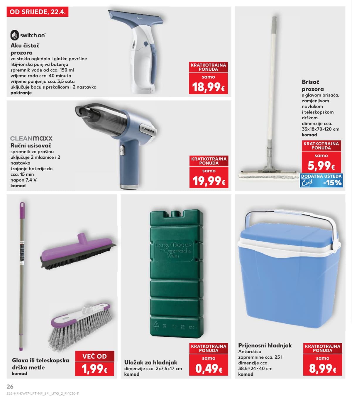 Stranica 26. Kaufland kataloga - Tjedna Akcija od 19.04.2026.