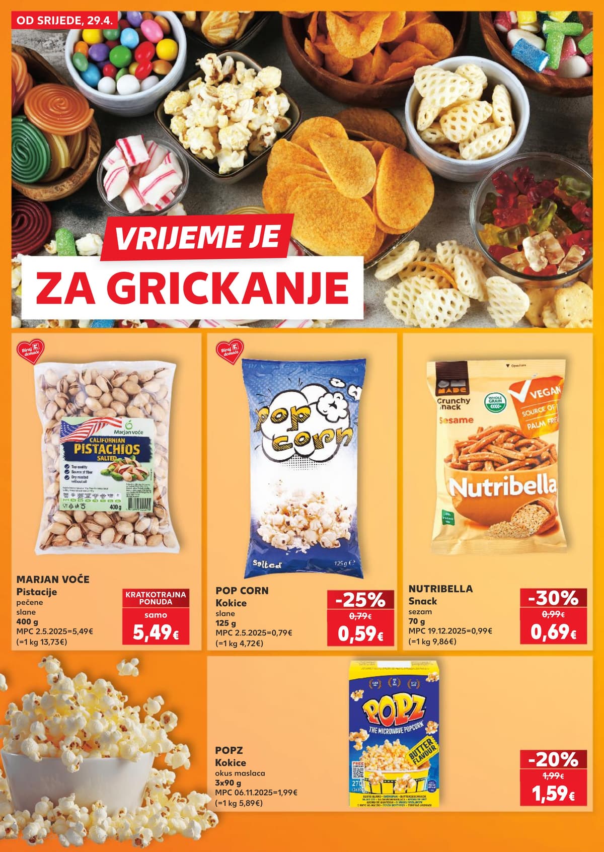 Stranica 6. Kaufland kataloga - Slane Grickalice i Riblje Delikatese od 26.04.2026.