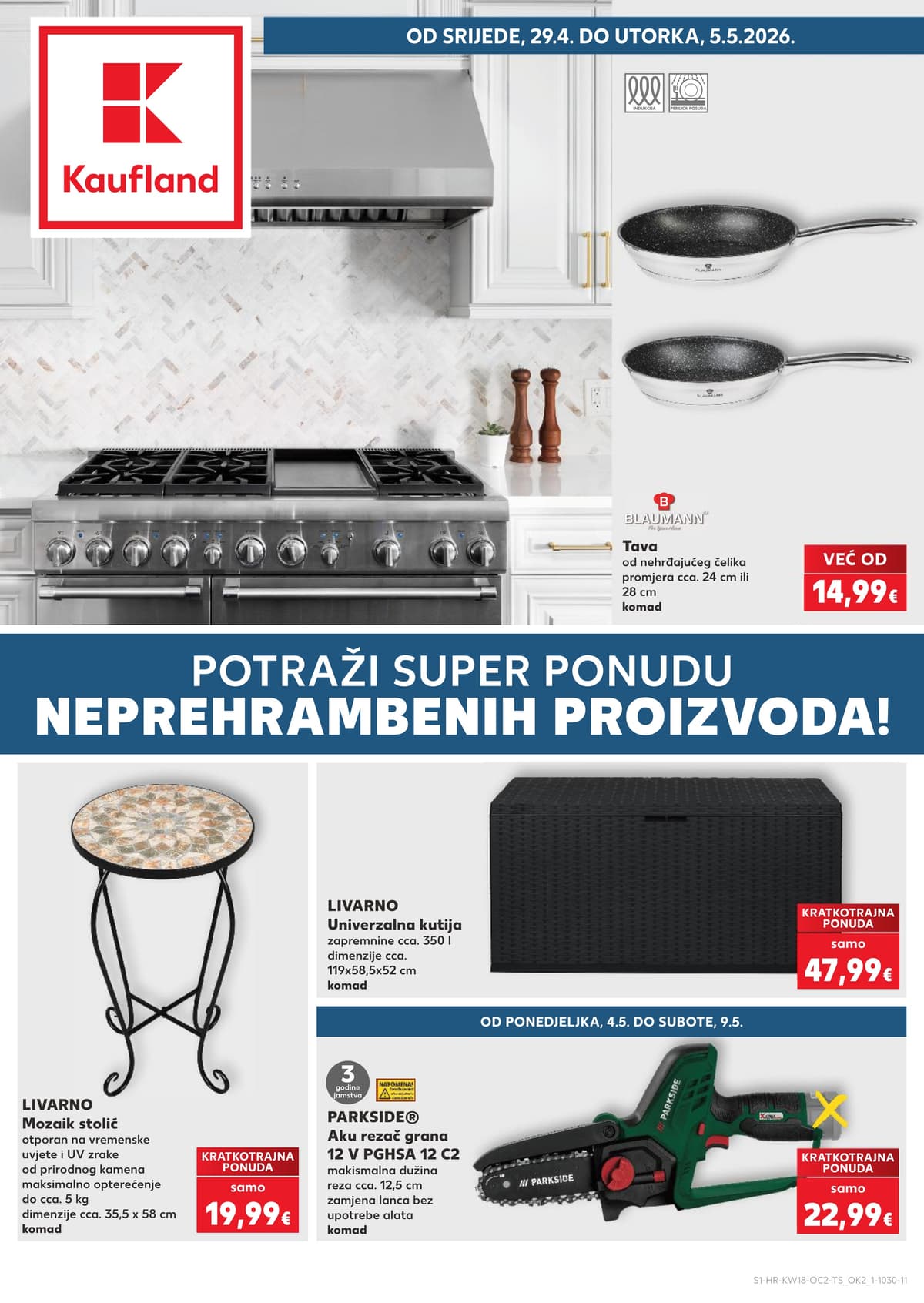Stranica 1. Kaufland kataloga - Neprehrambeni Proizvodi od 26.04.2026.