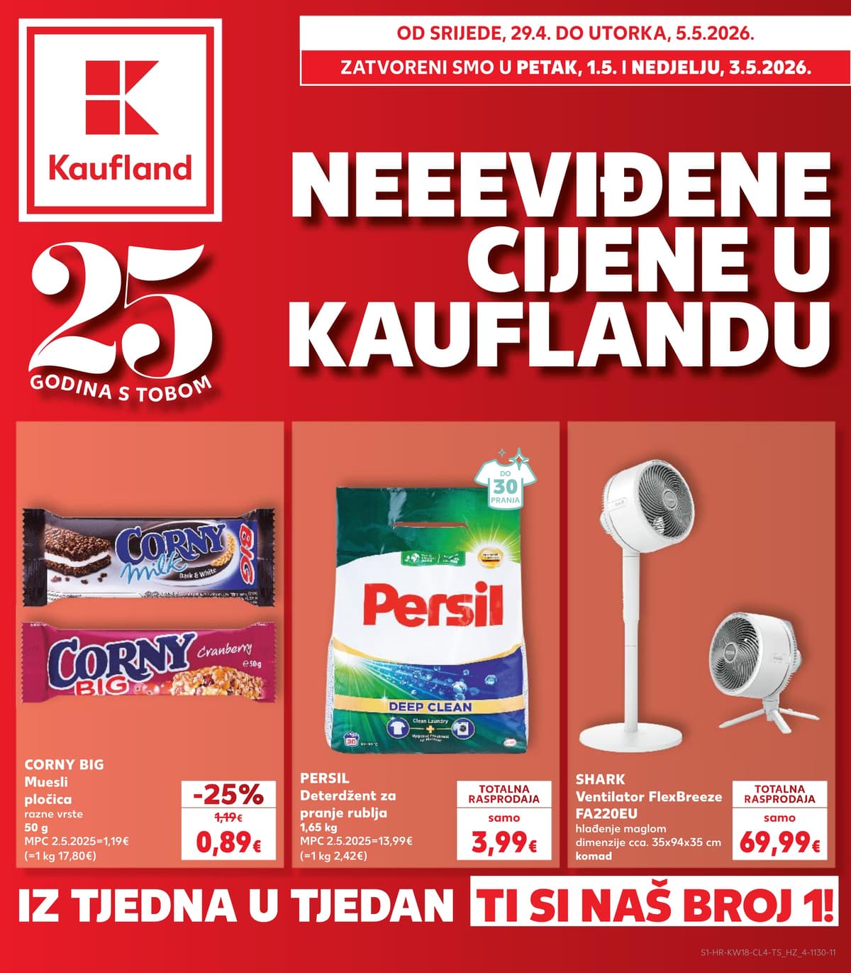 Stranica 1. Kaufland kataloga - Neviđene Cijene