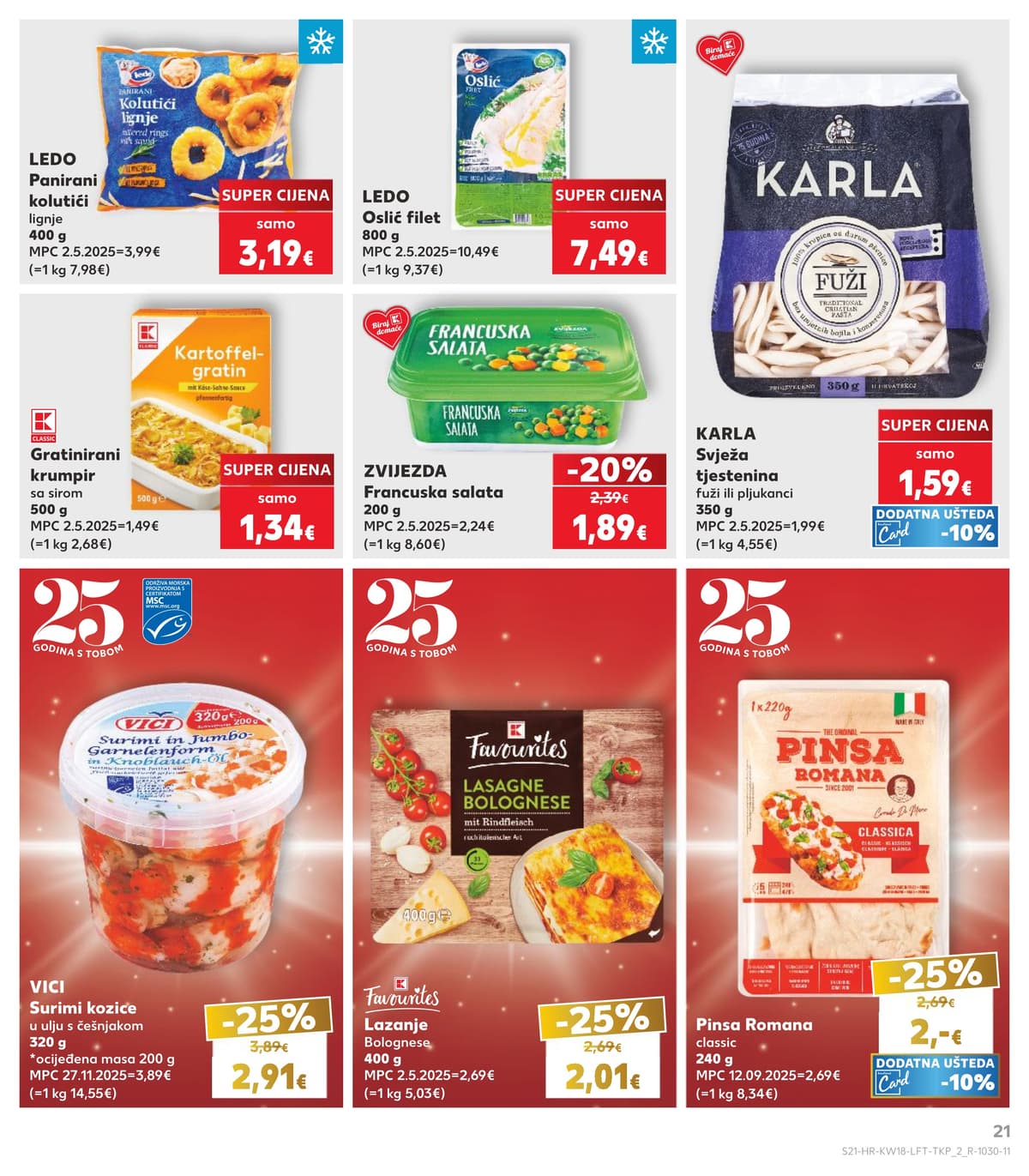 Stranica 21. Kaufland kataloga - Tjedna Akcija od 26.04.2026.