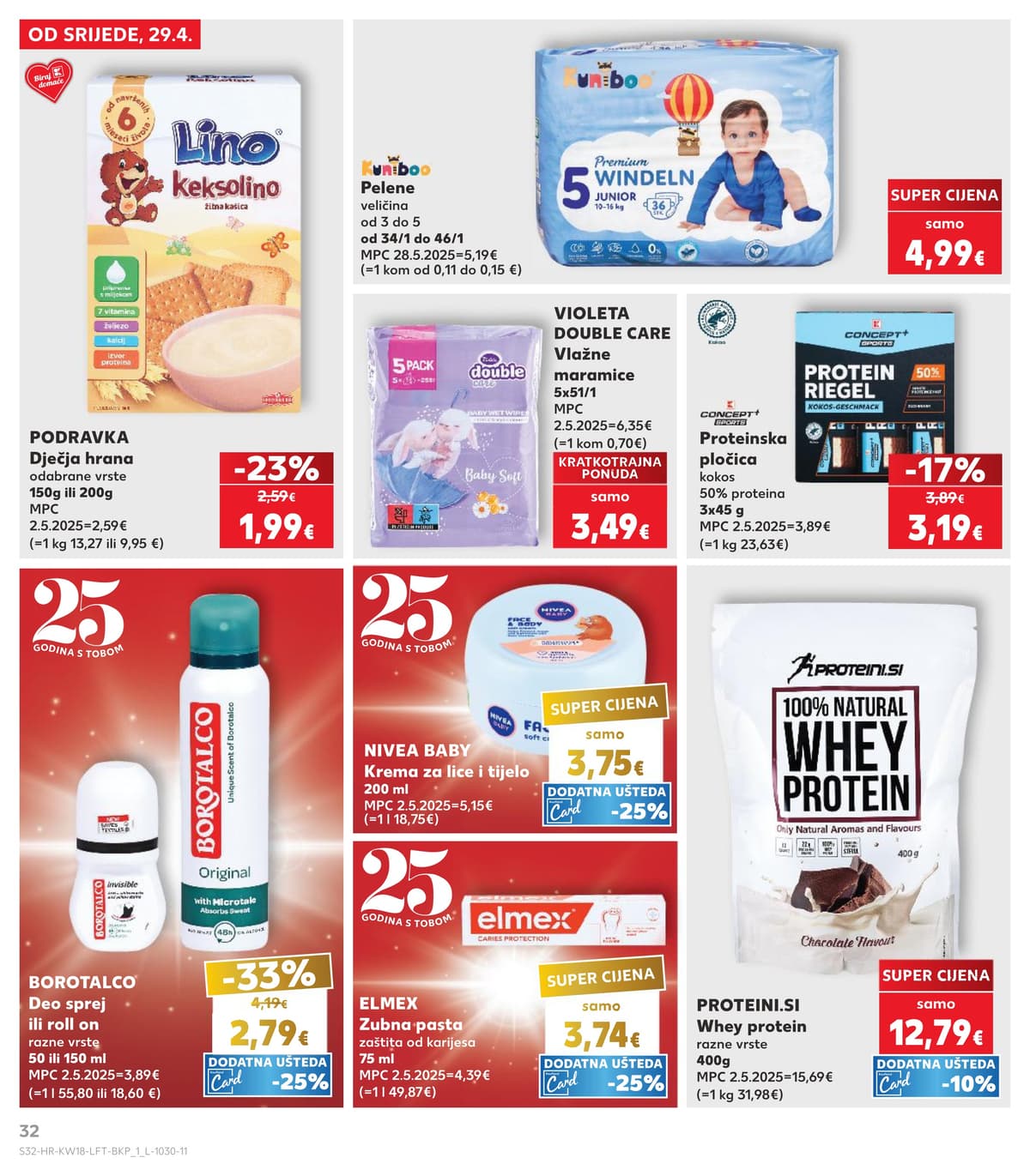 Stranica 32. Kaufland kataloga - Tjedna Akcija od 26.04.2026.