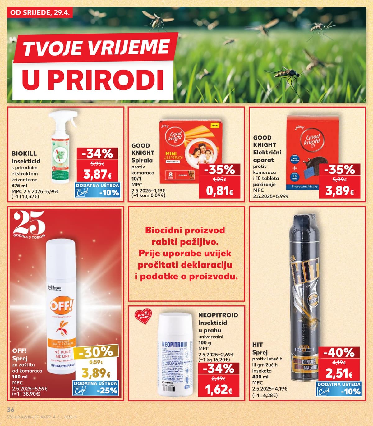 Stranica 36. Kaufland kataloga - Tjedna Akcija od 26.04.2026.