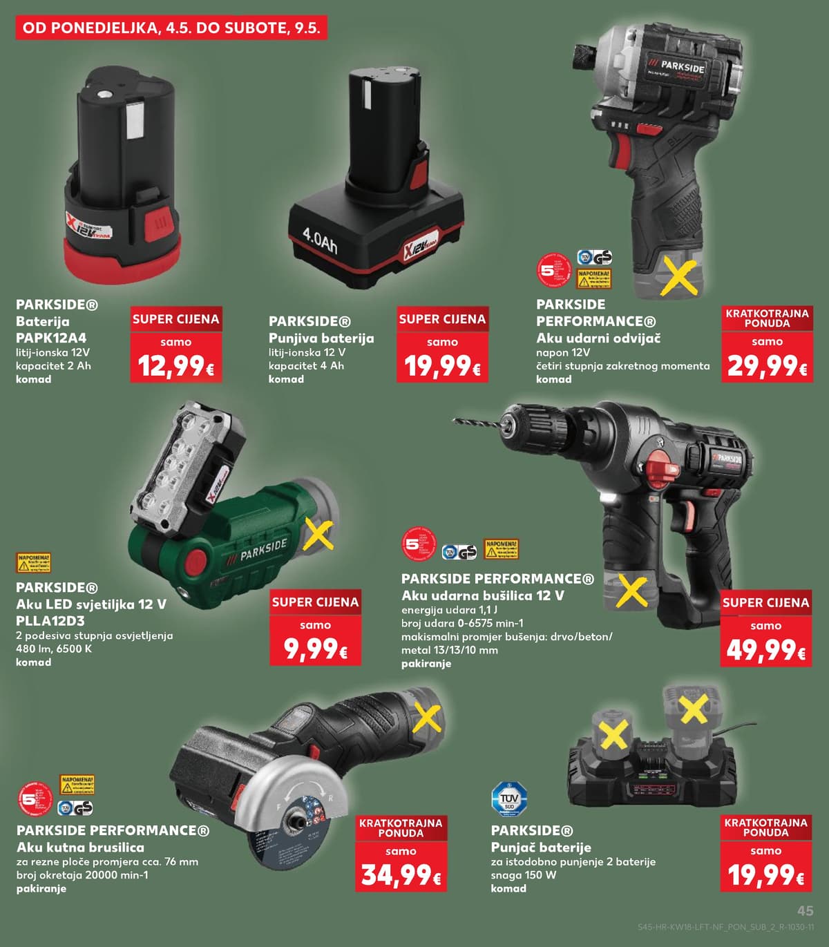 Stranica 45. Kaufland kataloga - Tjedna Akcija od 26.04.2026.