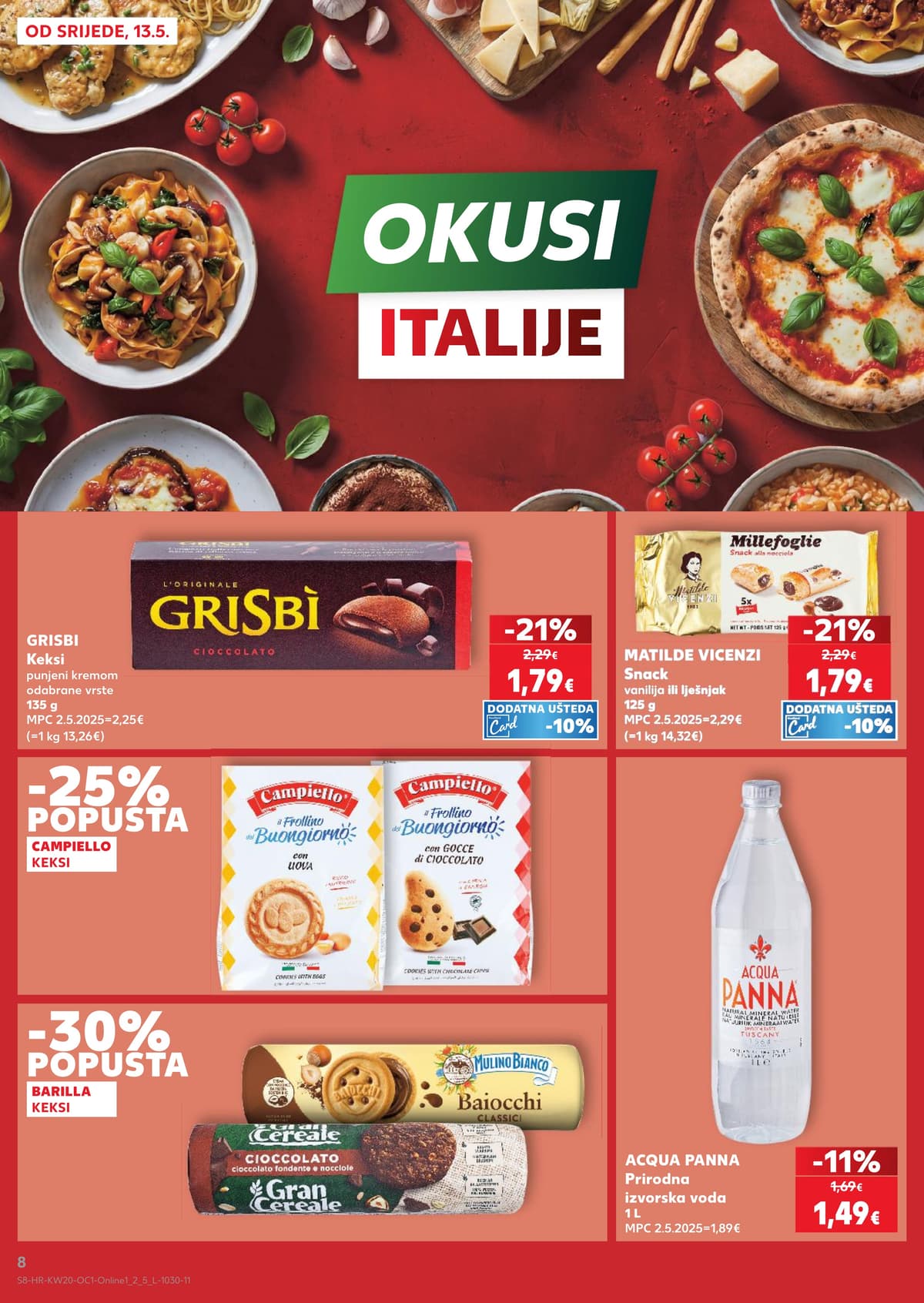 Stranica 8. Kaufland kataloga - Okusi Italije od 10.05.2026.