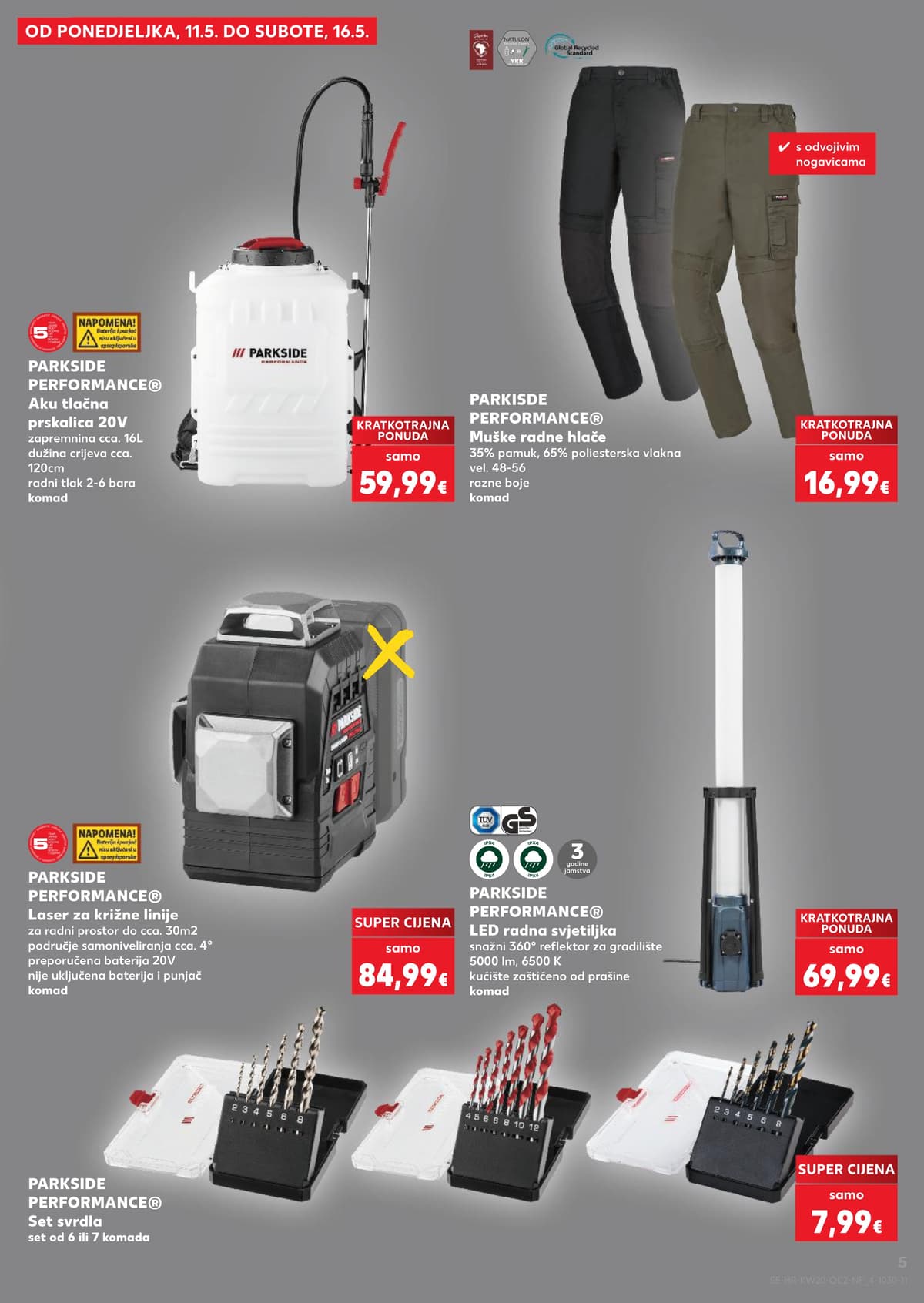 Stranica 5. Kaufland kataloga - Neprehrambeni Proizvodi od 10.05.2026.