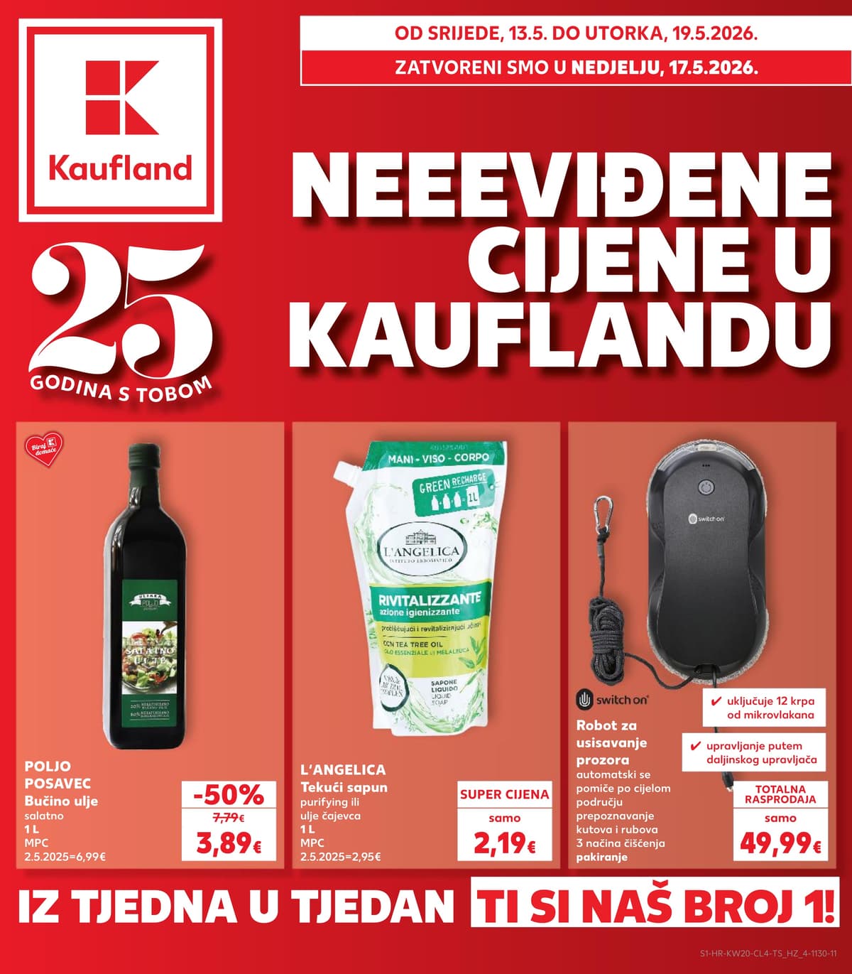 Stranica 1. Kaufland kataloga - Neviđene Cijene od 10.05.2026.