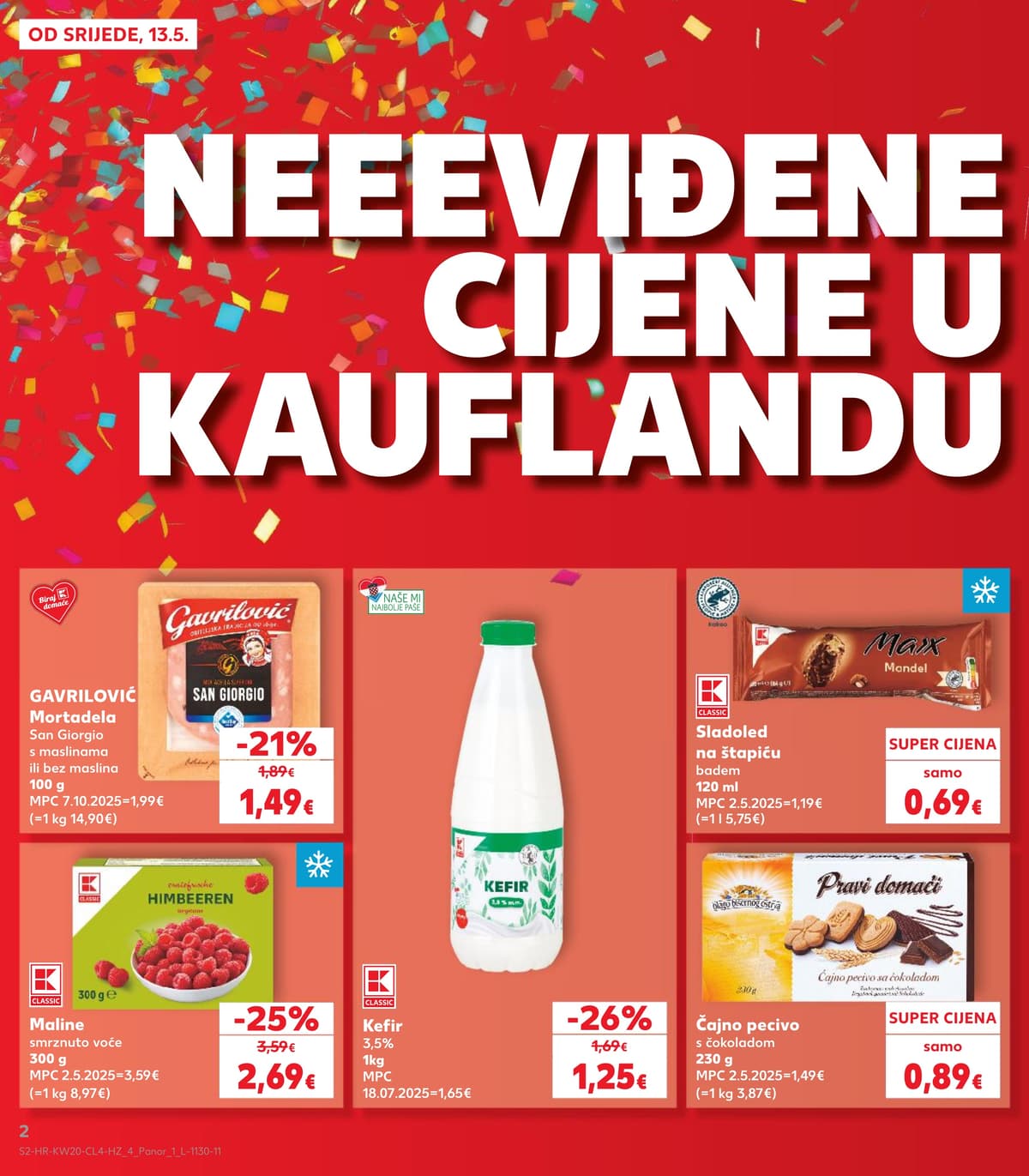 Stranica 2. Kaufland kataloga - Neviđene Cijene od 10.05.2026.