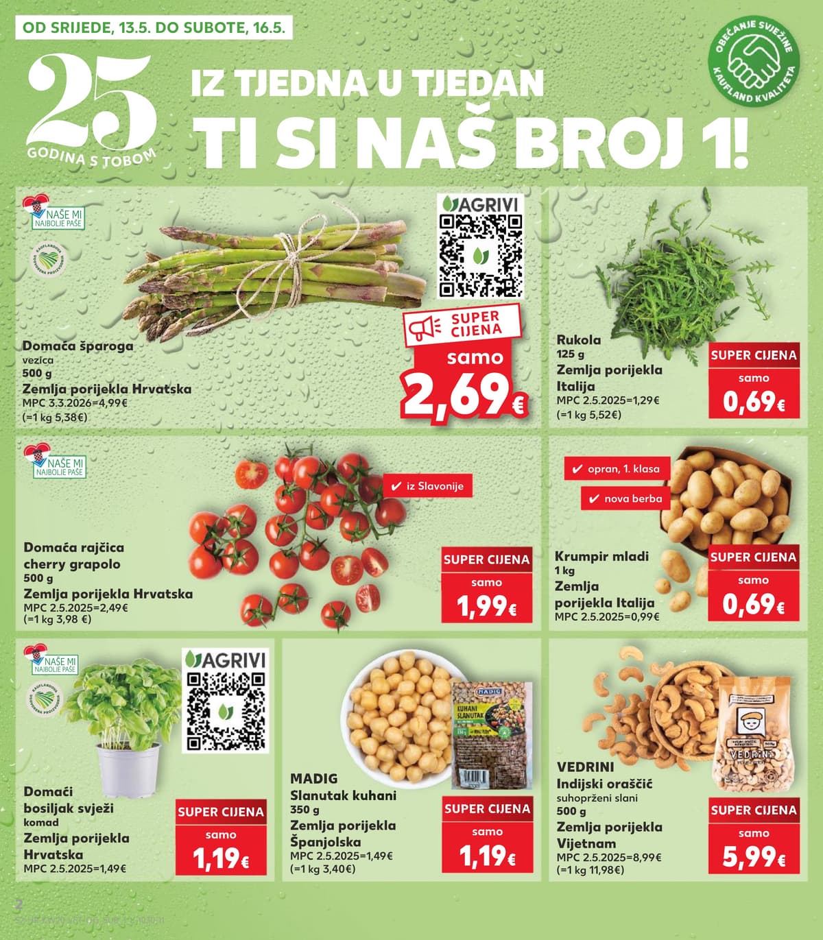 Stranica 2. Kaufland kataloga - Tjedna Akcija od 10.05.2026.