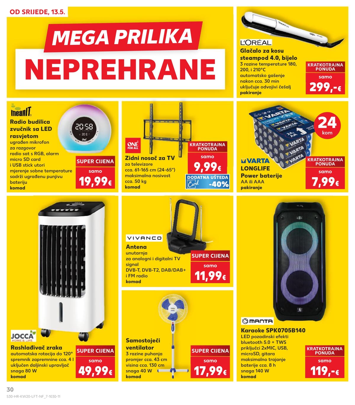 Stranica 30. Kaufland kataloga - Tjedna Akcija od 10.05.2026.
