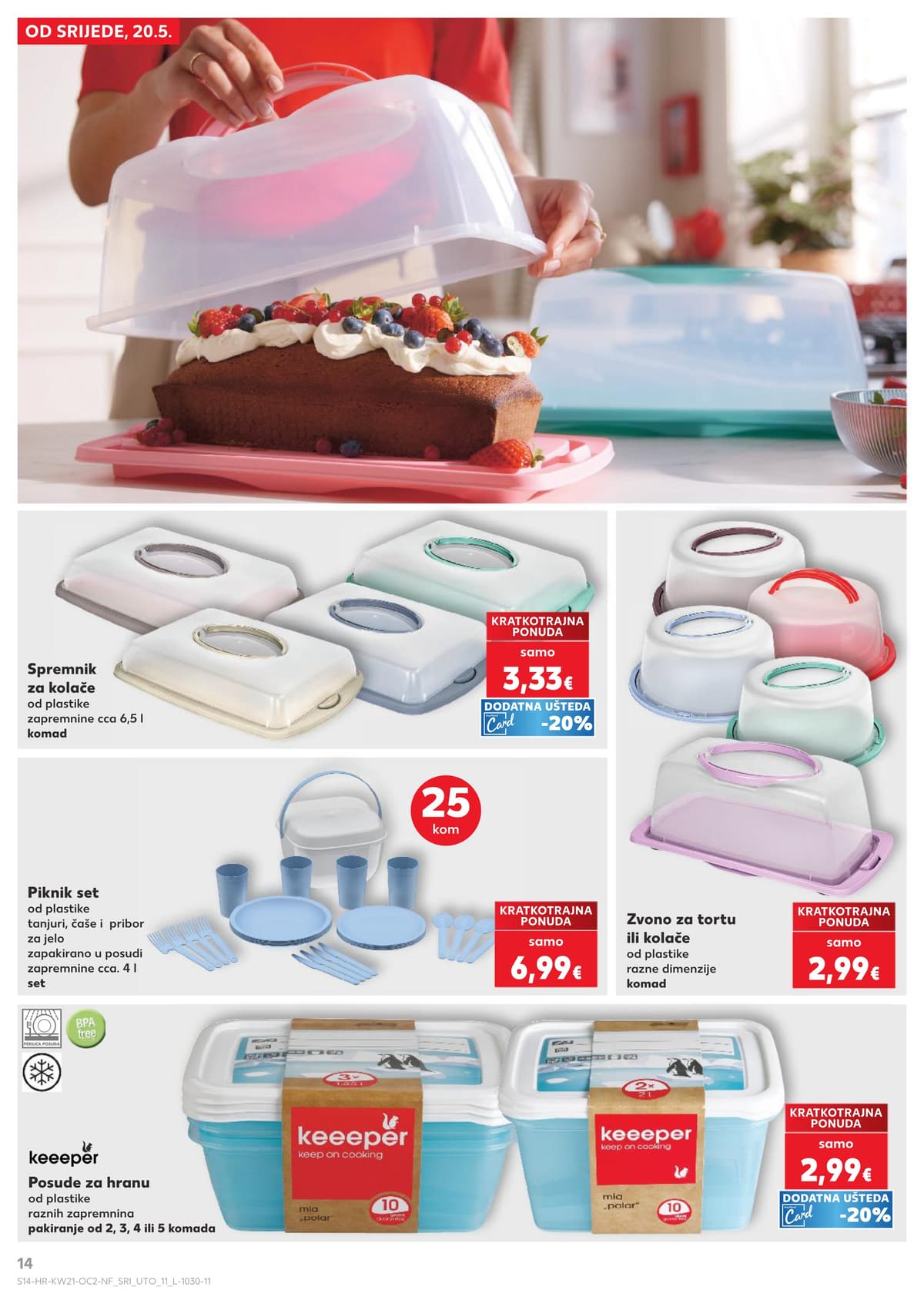 Stranica 14. Kaufland kataloga - Neprehrambeni Proizvodi od 18.05.2026.