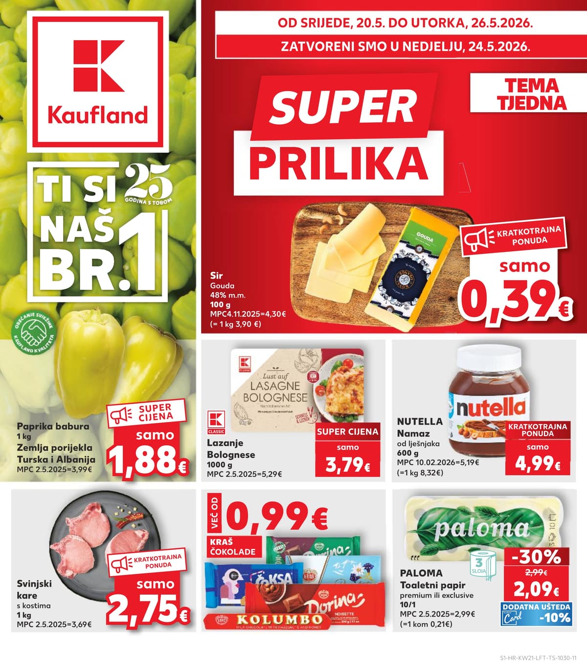 Stranica 1. Kaufland kataloga - Tjedna Akcija