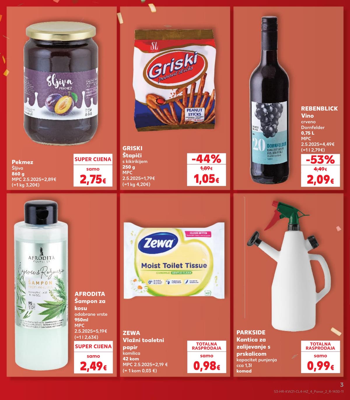 Stranica 3. Kaufland kataloga - Neviđene Cijene