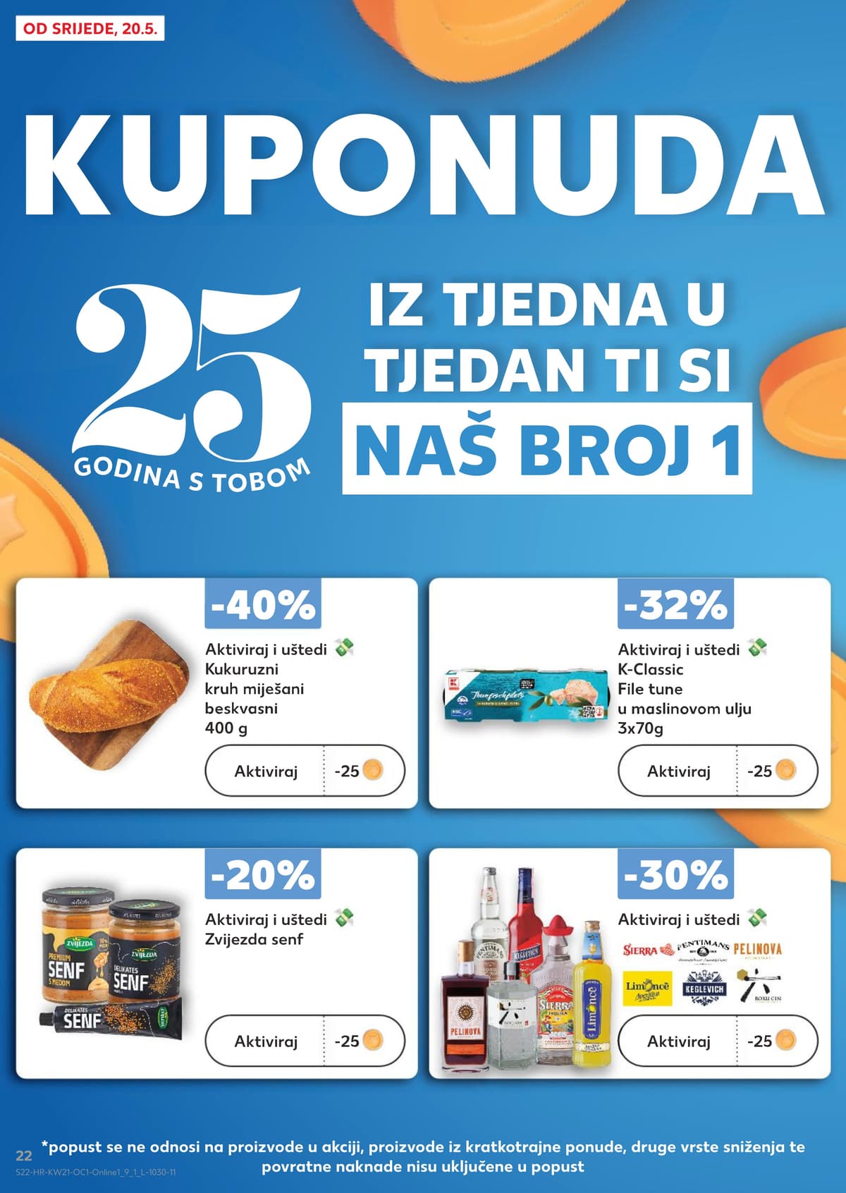 Stranica 22. Kaufland kataloga - Kaufland Marke od 17.05.2026.