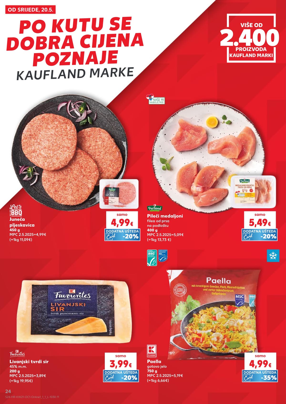 Stranica 24. Kaufland kataloga - Kaufland Marke od 17.05.2026.
