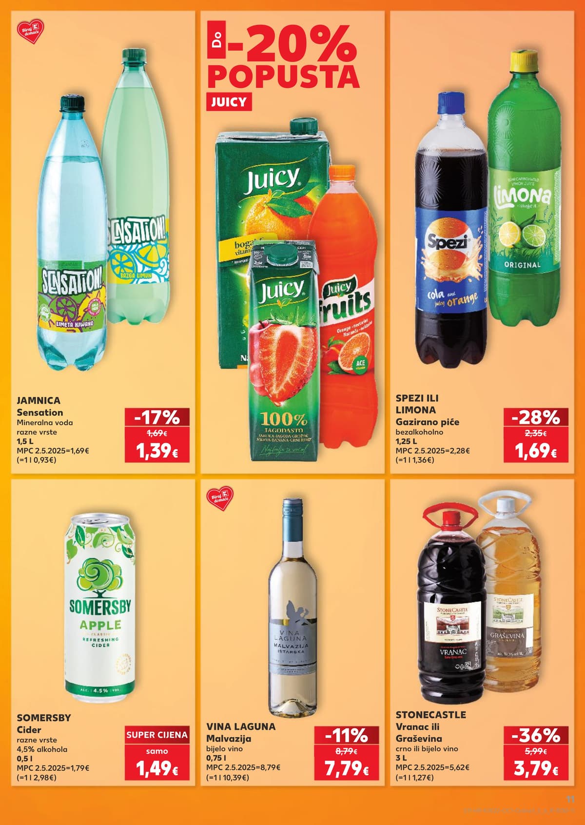 Stranica 11. Kaufland kataloga - Roštilj, Bio i Sladoledi