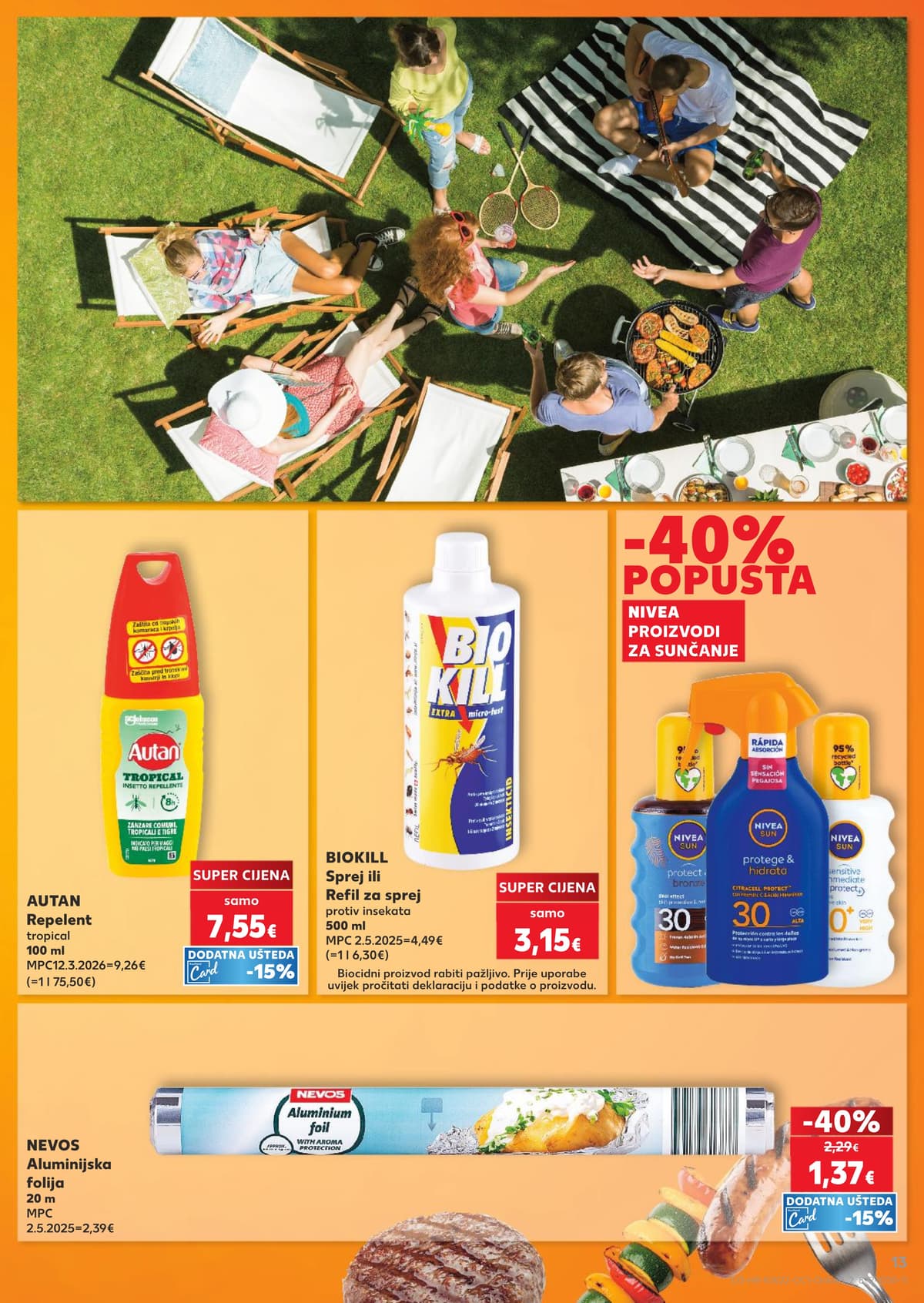 Stranica 13. Kaufland kataloga - Roštilj, Bio i Sladoledi od 24.05.2026.