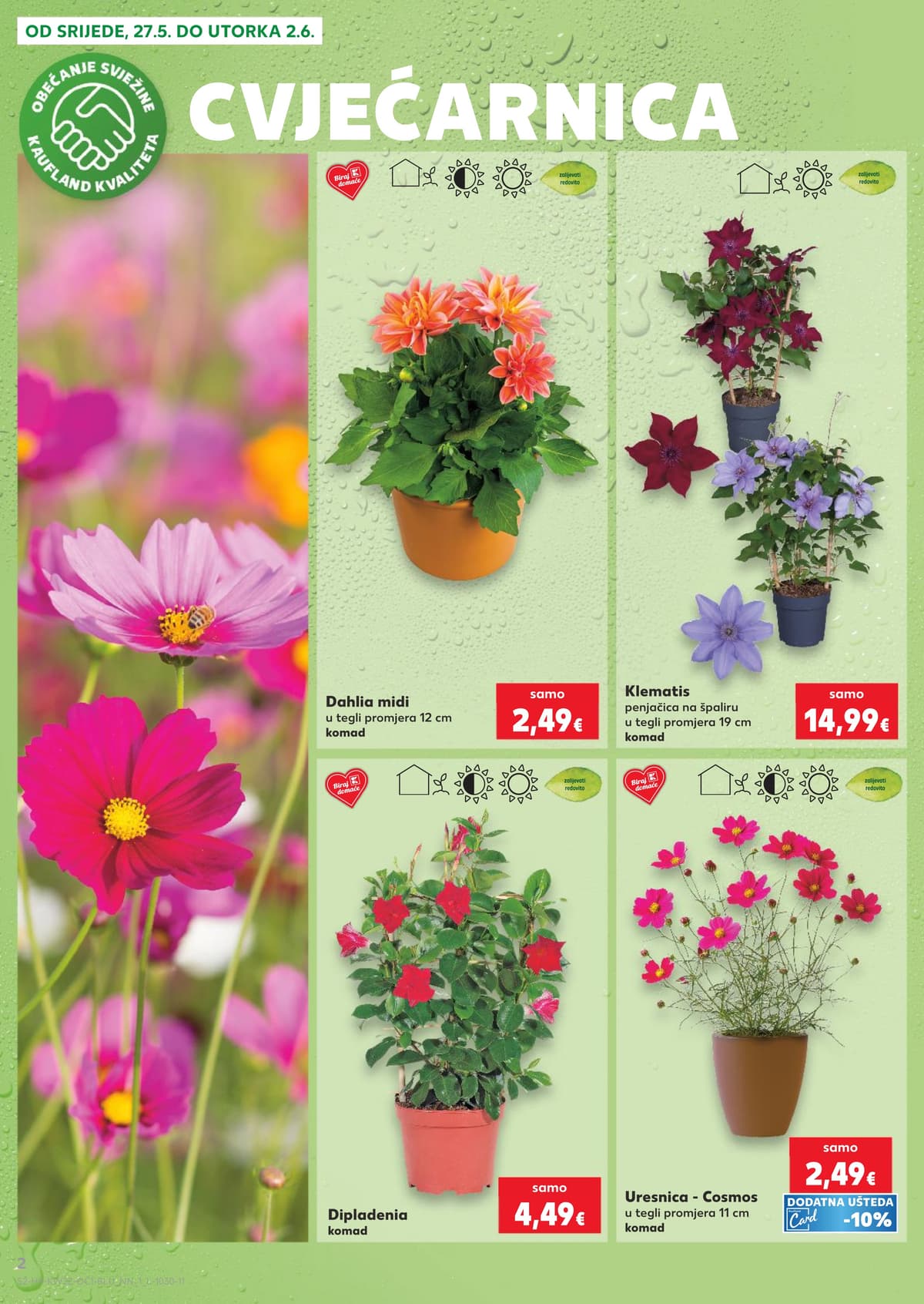 Stranica 2. Kaufland kataloga - Roštilj, Bio i Sladoledi od 24.05.2026.