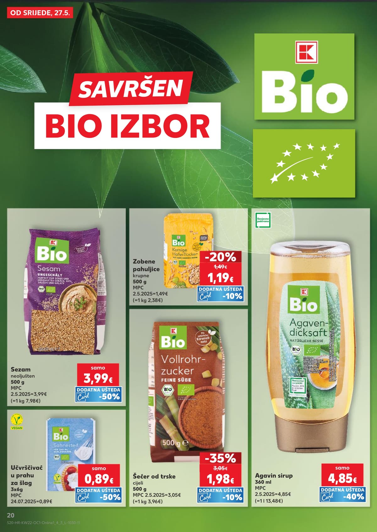 Stranica 20. Kaufland kataloga - Roštilj, Bio i Sladoledi