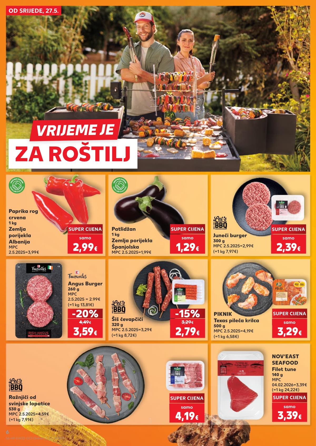 Stranica 6. Kaufland kataloga - Roštilj, Bio i Sladoledi od 24.05.2026.