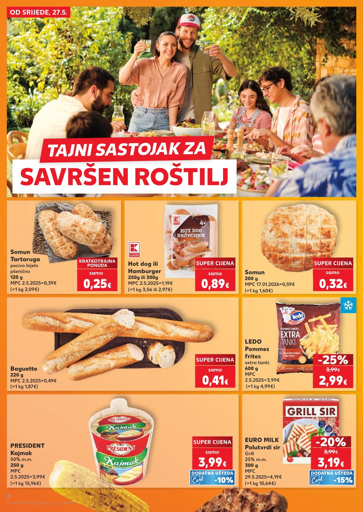 Stranica 8. Kaufland kataloga - Roštilj, Bio i Sladoledi od 24.05.2026.
