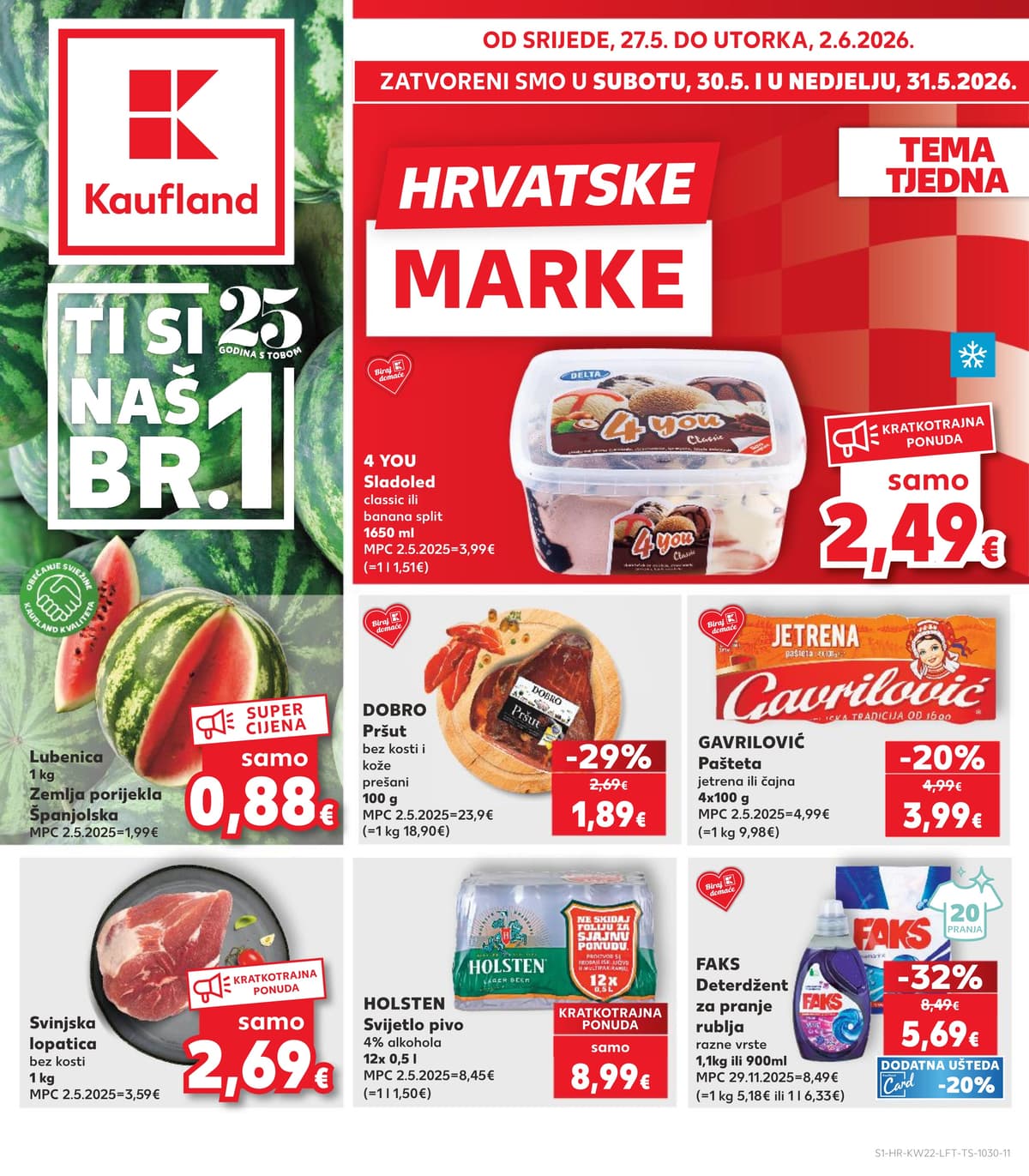 Stranica 1. Kaufland kataloga - Tjedna Akcija