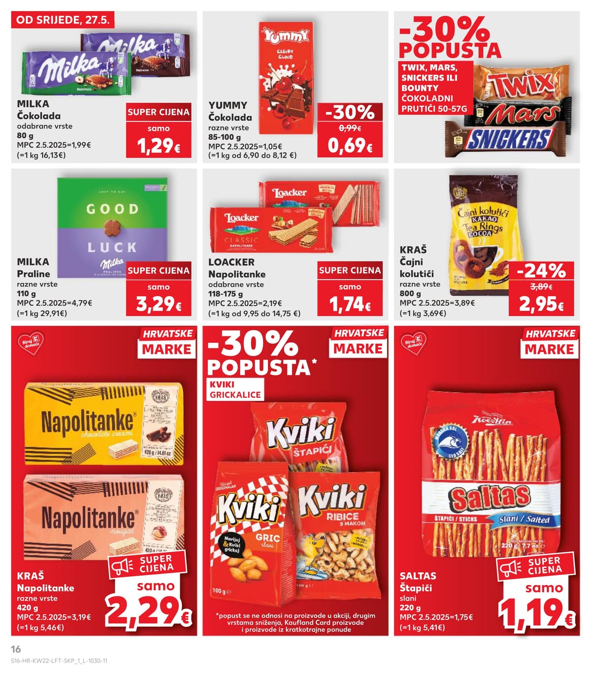 Stranica 16. Kaufland kataloga - Tjedna Akcija od 24.05.2026.