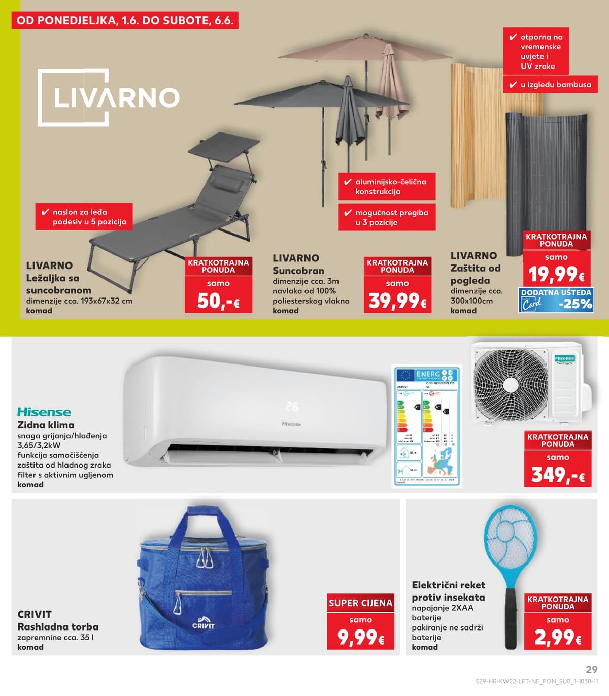 Stranica 29. Kaufland kataloga - Tjedna Akcija od 24.05.2026.
