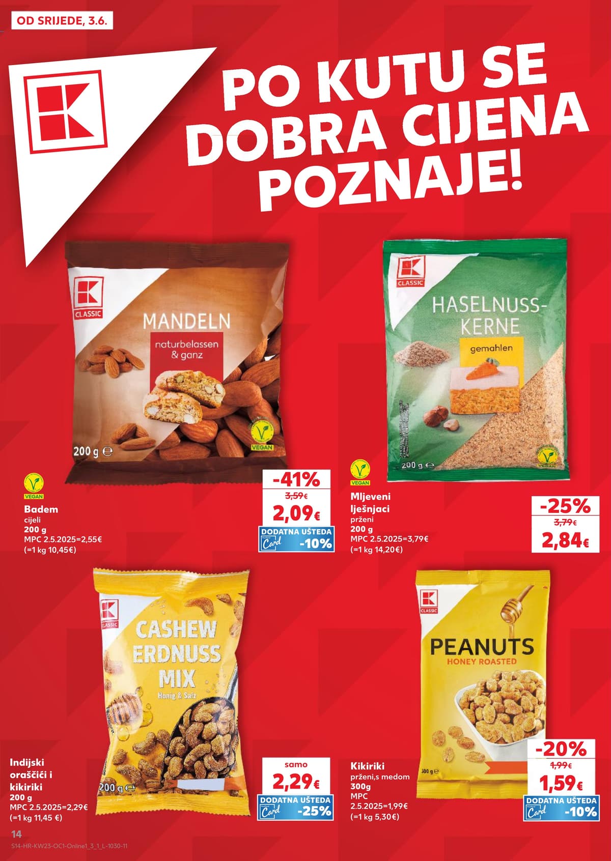 Stranica 14. Kaufland kataloga - Daise, Kućni Ljubimci i Orašasti Plodovi