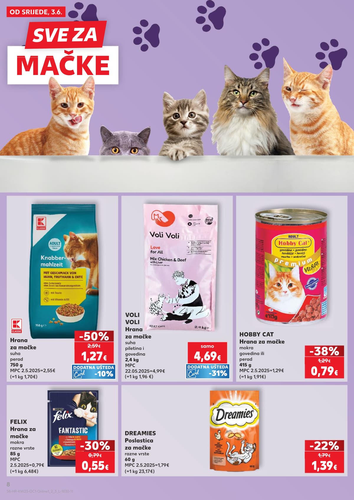 Stranica 8. Kaufland kataloga - Daise, Kućni Ljubimci i Orašasti Plodovi