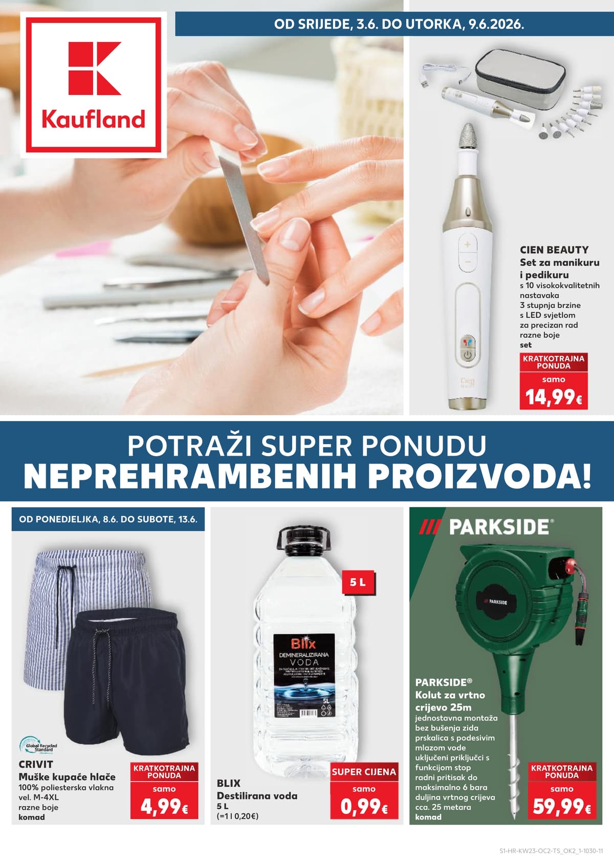 Stranica 1. Kaufland kataloga - Neprehrana od 31.05.2026.