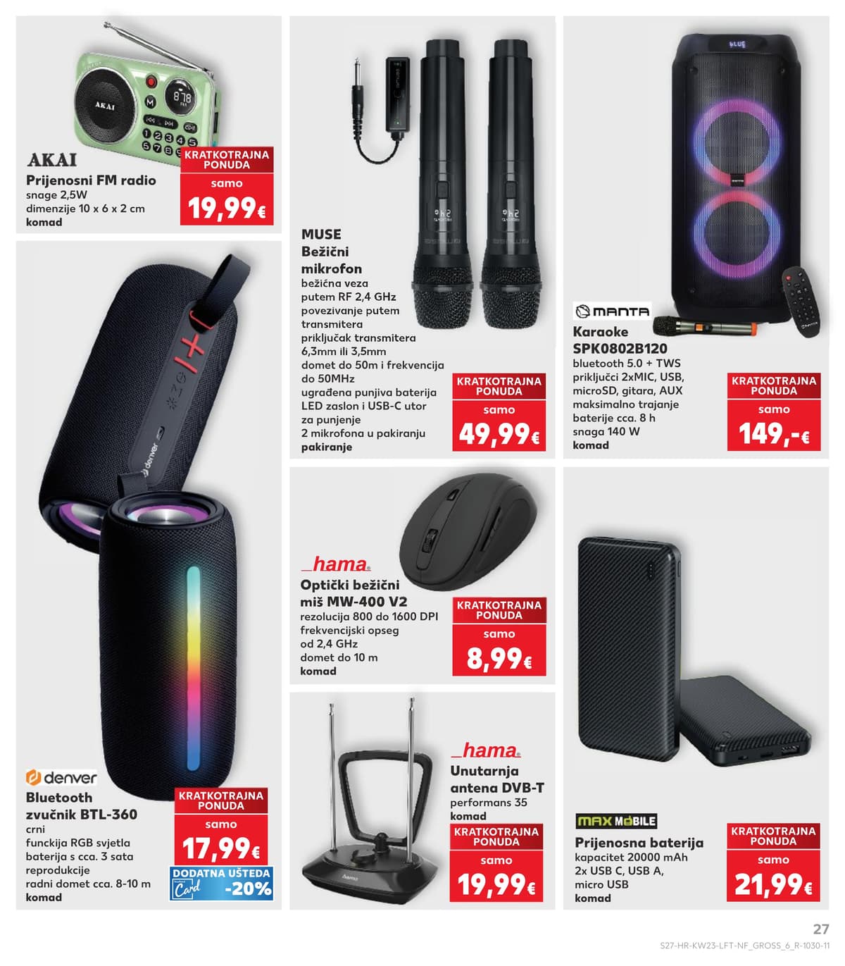 Stranica 27. Kaufland kataloga - Tjedna Akcija od 31.05.2026.