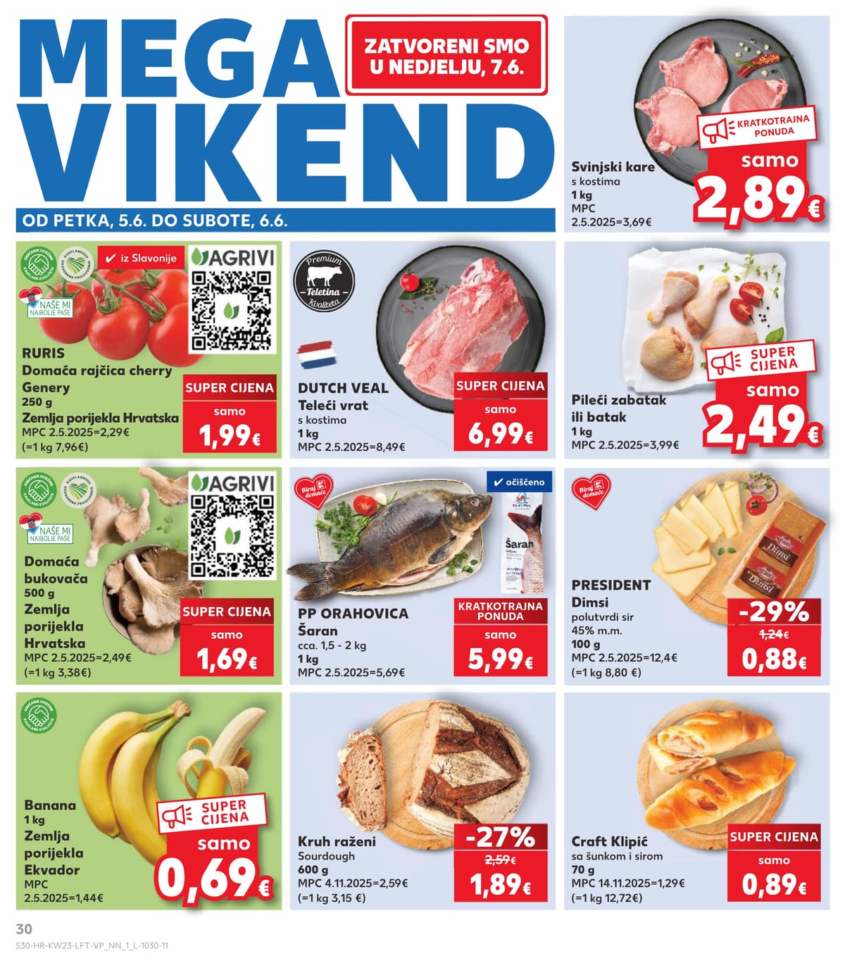 Stranica 30. Kaufland kataloga - Tjedna Akcija od 31.05.2026.