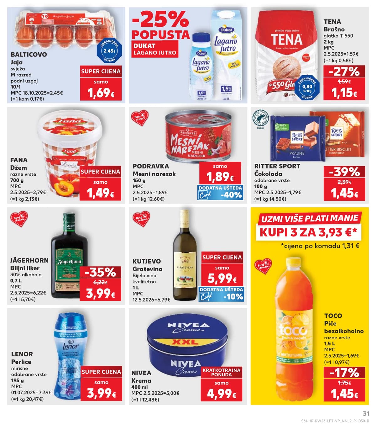 Stranica 31. Kaufland kataloga - Tjedna Akcija