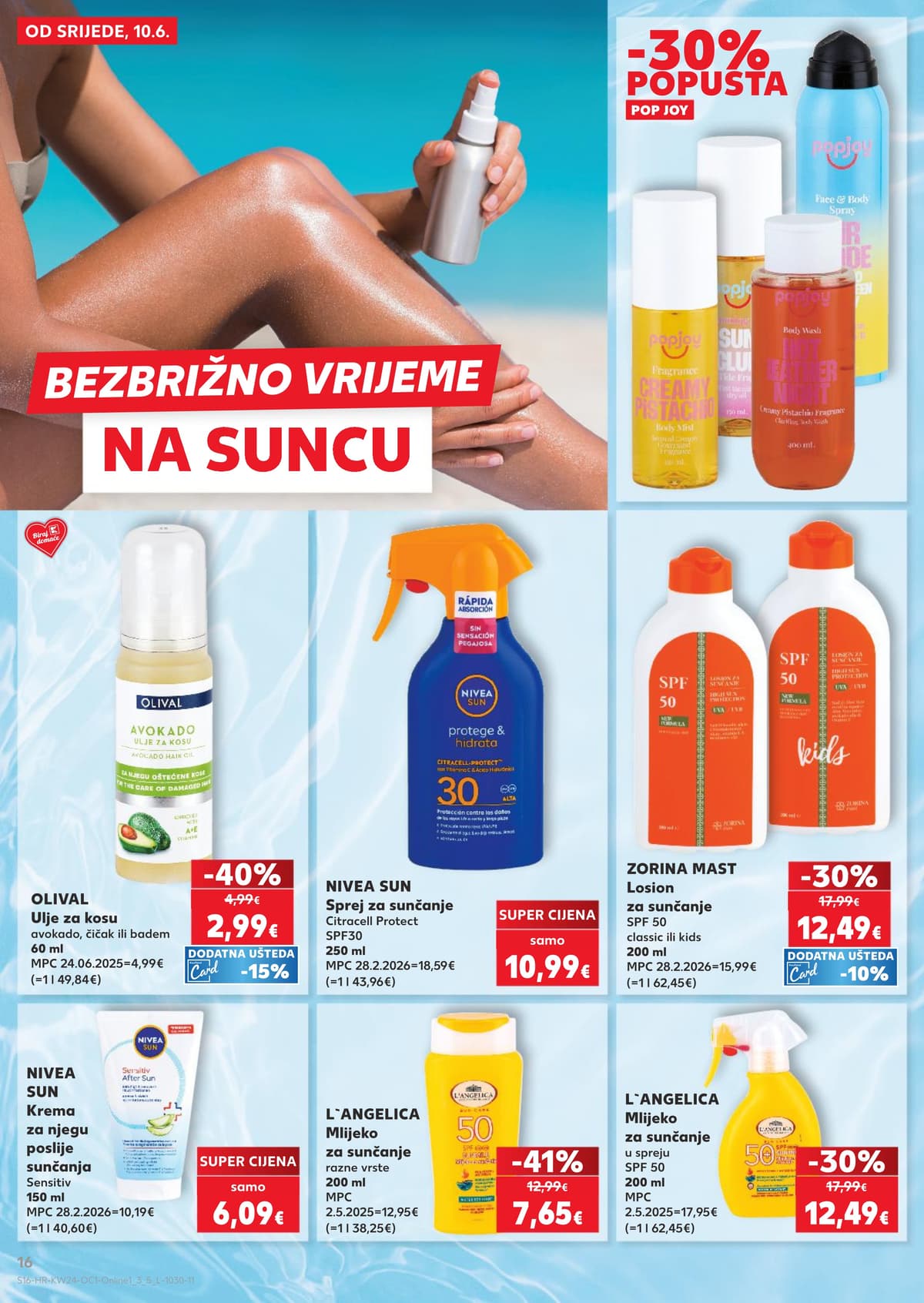 Stranica 16. Kaufland kataloga - Prvenstvo, Veganska Ponuda i Njega Tijela