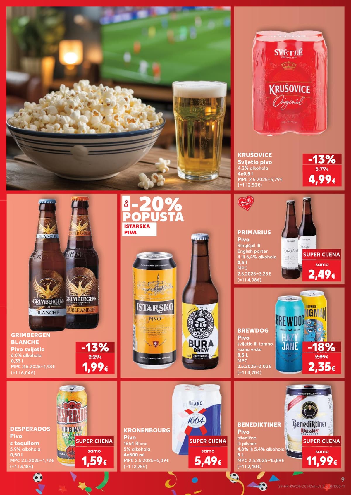 Stranica 9. Kaufland kataloga - Prvenstvo, Veganska Ponuda i Njega Tijela od 07.06.2026.