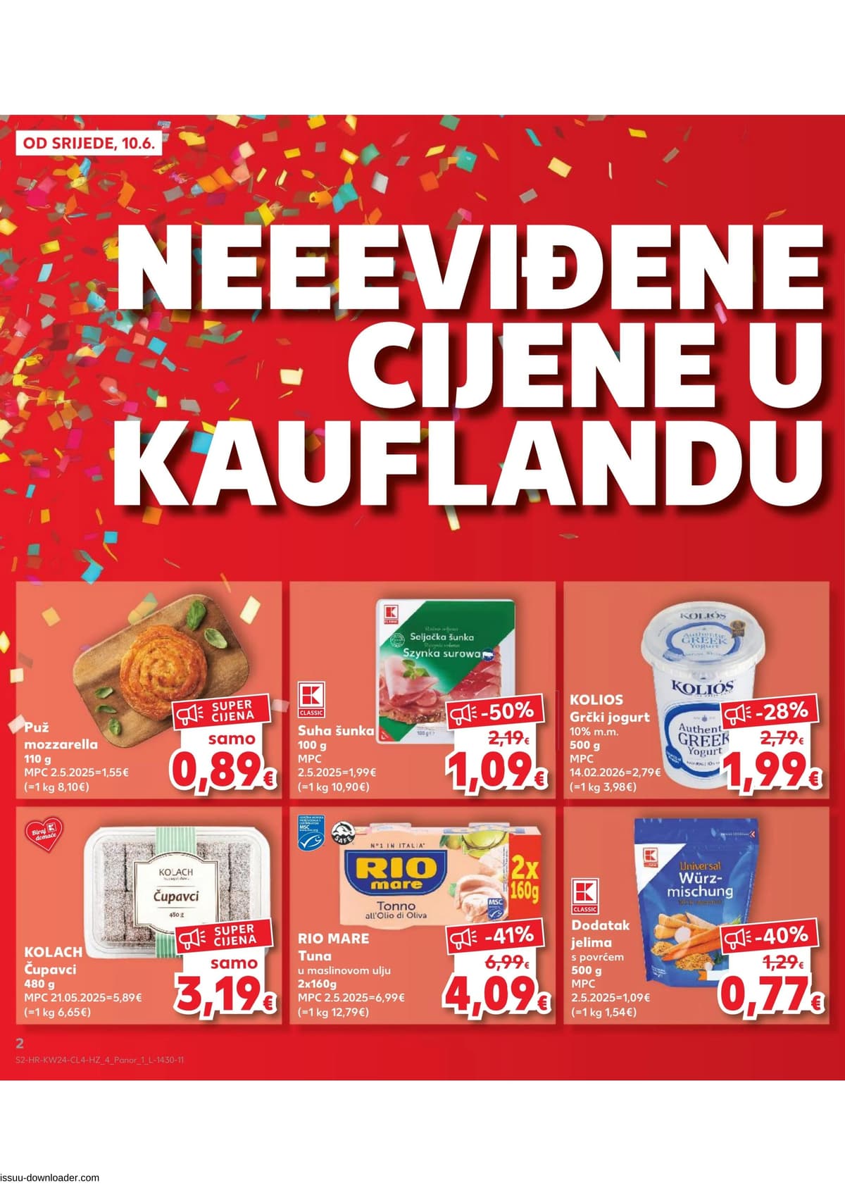 Stranica 2. Kaufland kataloga - Neviđene cijene