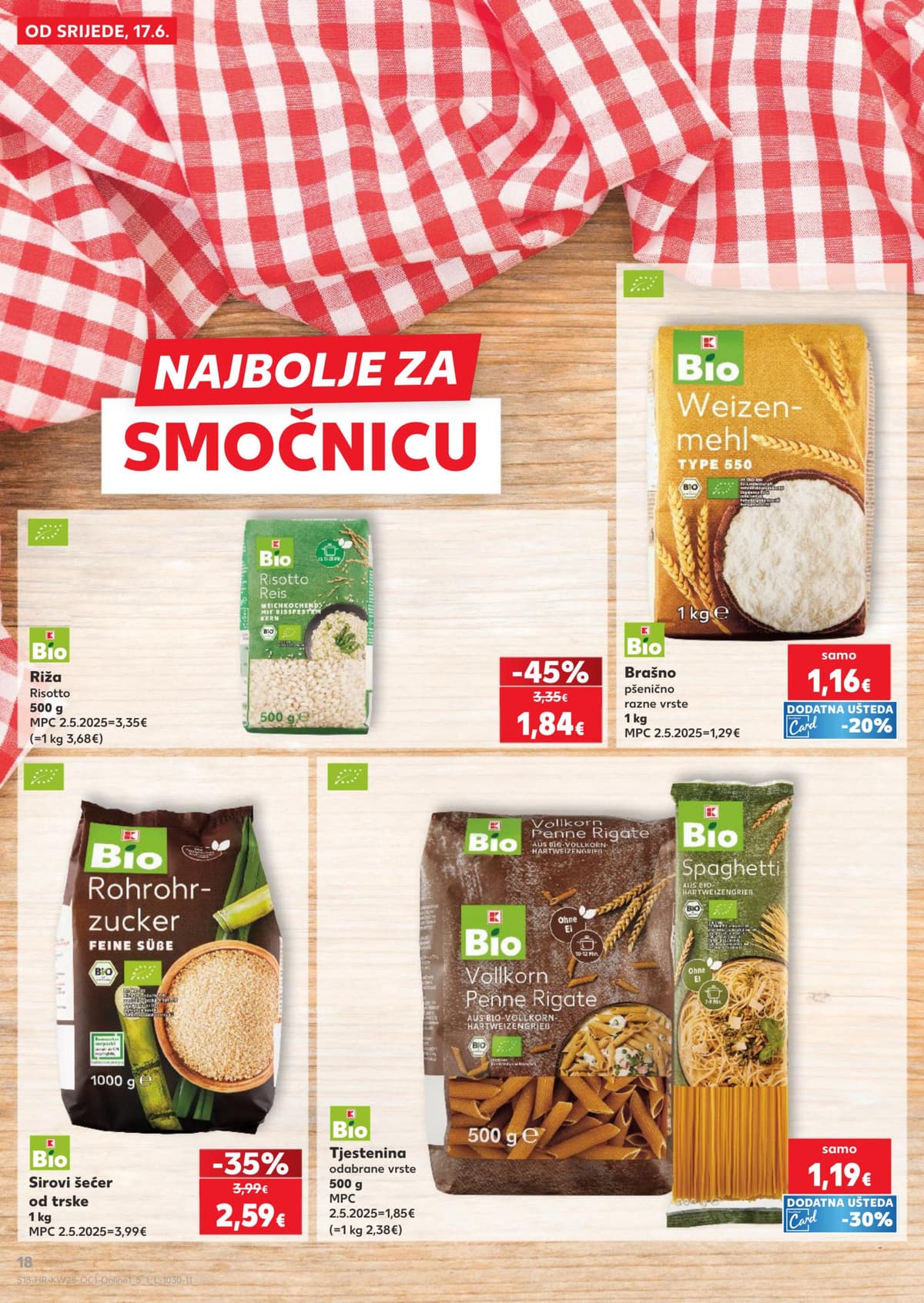 Stranica 18. Kaufland kataloga - Naše mi najbolje paše, sladoledi, salate od 14.06.2026