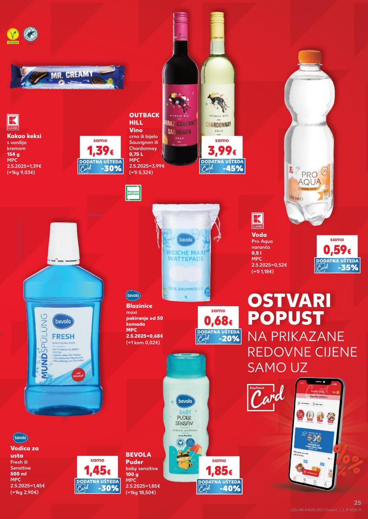 Stranica 25. Kaufland kataloga - Naše mi najbolje paše, sladoledi, salate od 14.06.2026