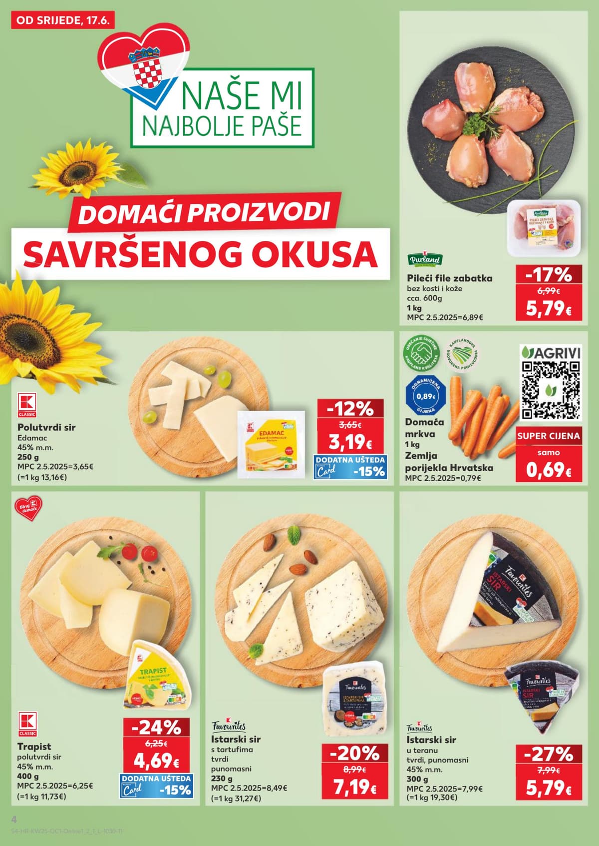 Stranica 4. Kaufland kataloga - Naše mi najbolje paše, sladoledi, salate