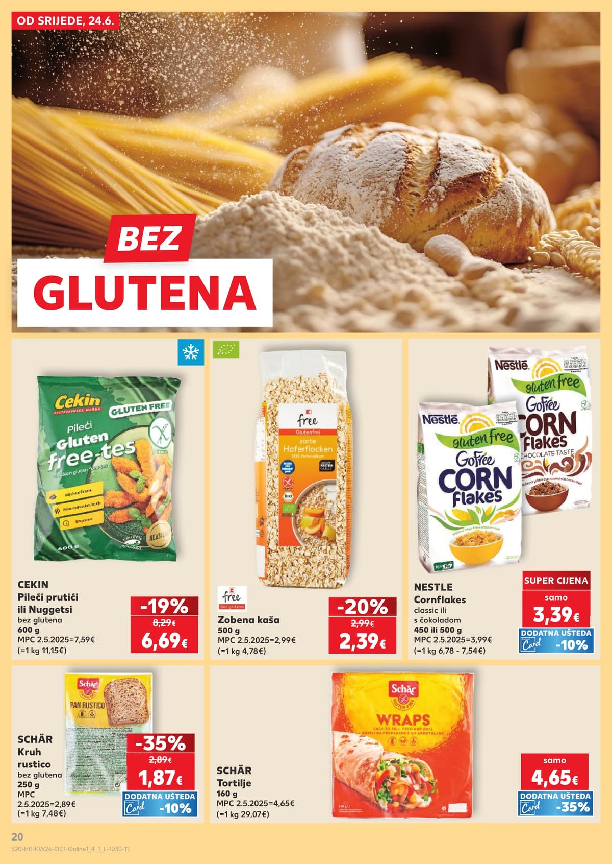 Stranica 20. Kaufland kataloga - Najbolje za doručak od 22.06.2026