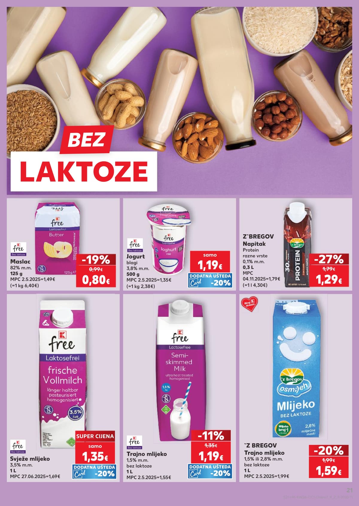 Stranica 21. Kaufland kataloga - Najbolje za doručak od 22.06.2026