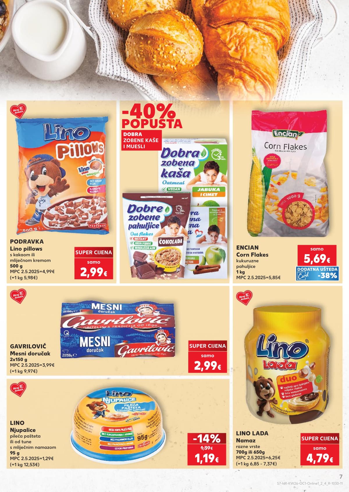 Stranica 7. Kaufland kataloga - Najbolje za doručak od 22.06.2026