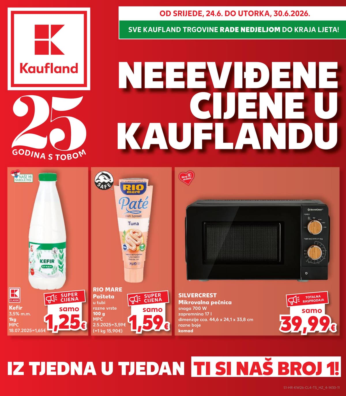 Stranica 1. Kaufland kataloga - Neviđene cijene