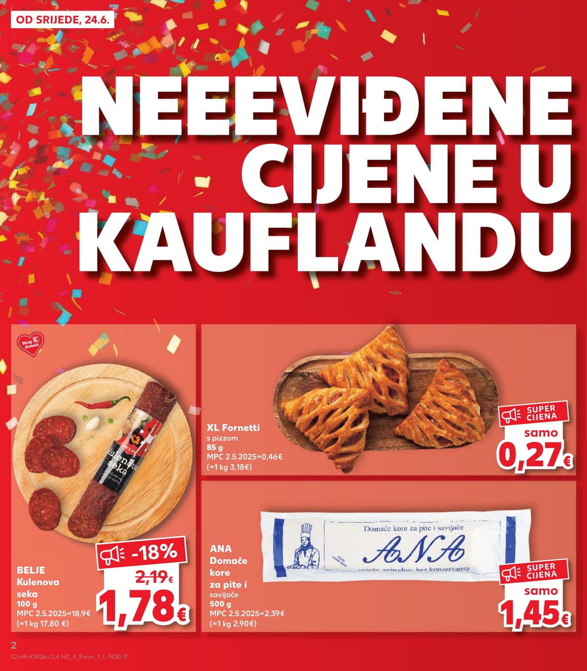Stranica 2. Kaufland kataloga - Neviđene cijene