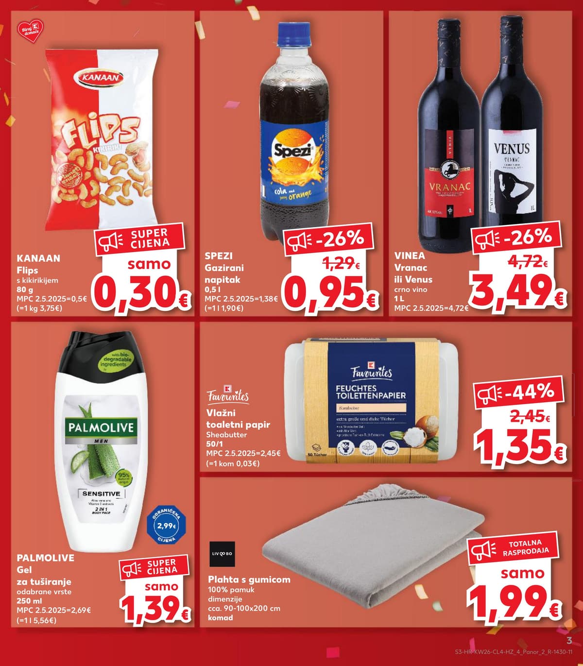 Stranica 3. Kaufland kataloga - Neviđene cijene
