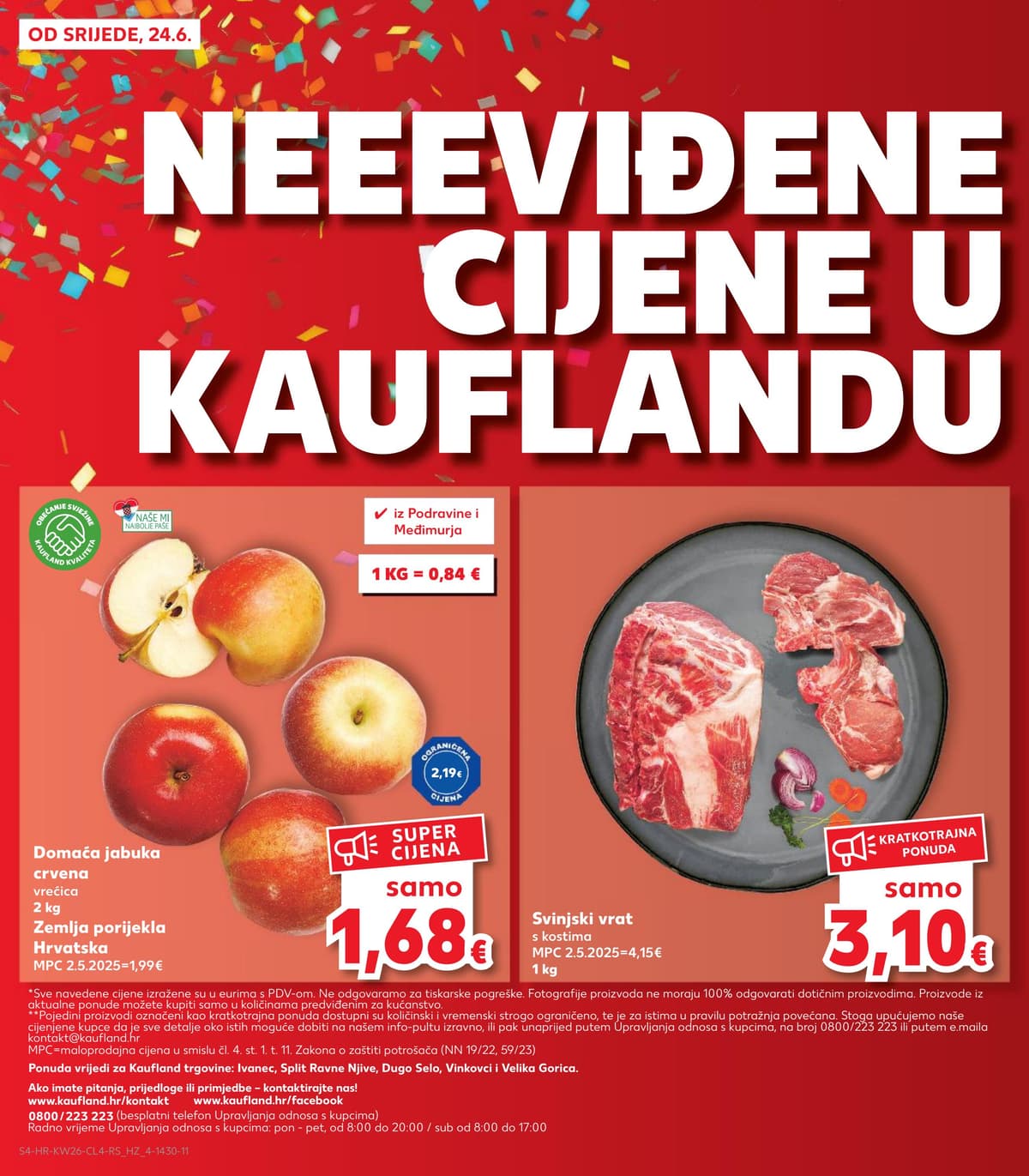 Stranica 4. Kaufland kataloga - Neviđene cijene od 22.06.2026