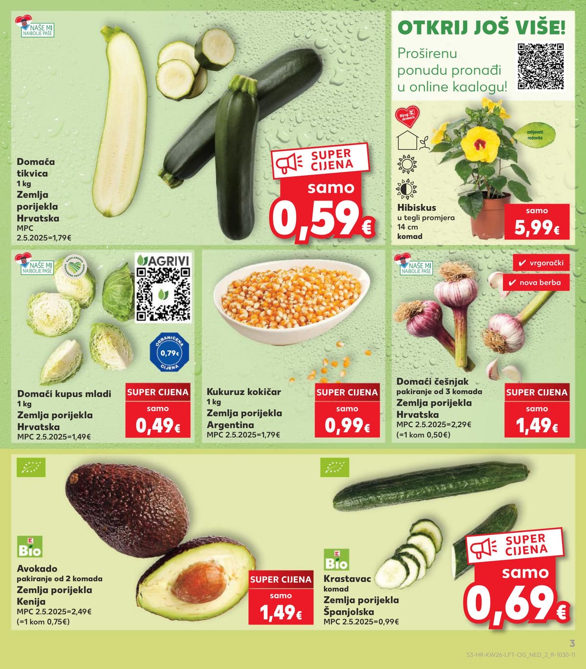 Stranica 3. Kaufland kataloga - Tjedna Akcija od 22.06.2026