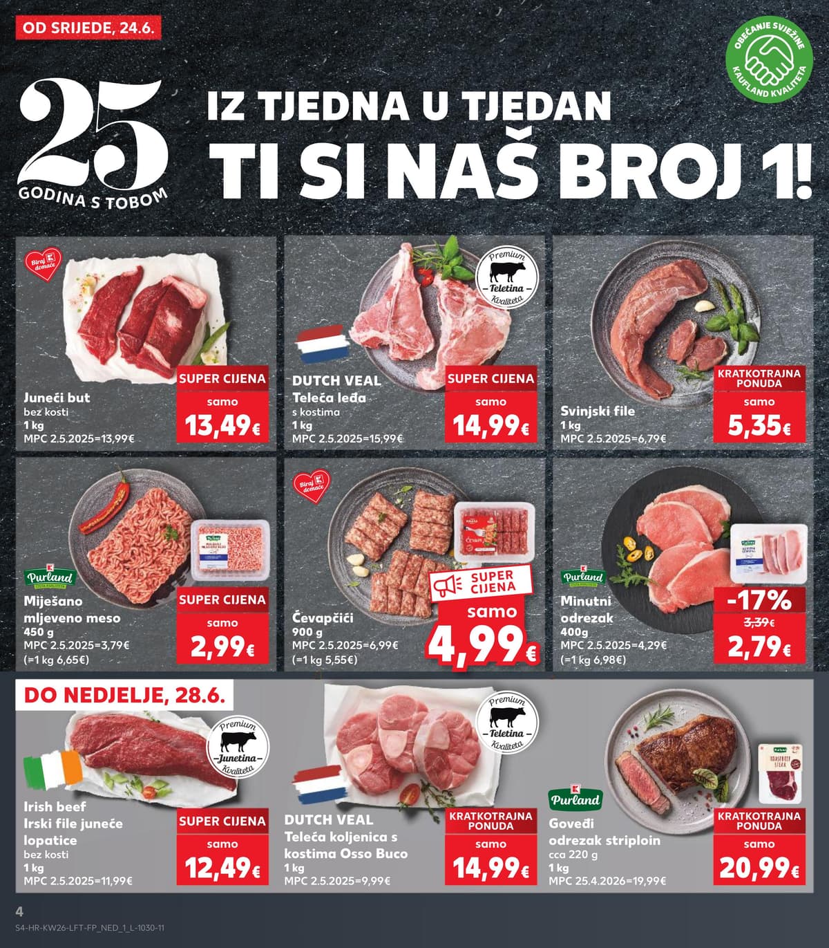 Stranica 4. Kaufland kataloga - Tjedna Akcija od 22.06.2026
