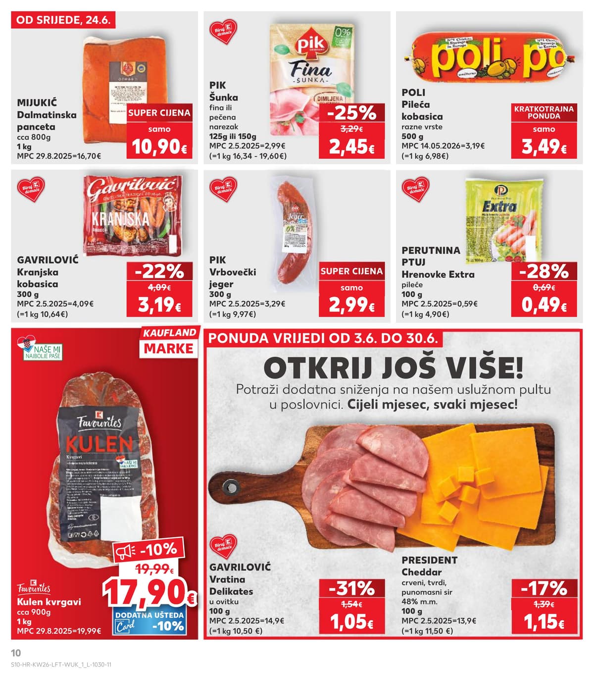 Stranica 10. Kaufland kataloga - Tjedna Akcija od 22.06.2026